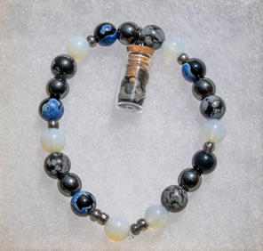 "Clarity, Focus, Meditation" Bracelet w/ Mustard Seed Charm