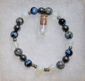 "Clarity, Focus, Meditation" Bracelet w/ Mustard Seed Charm