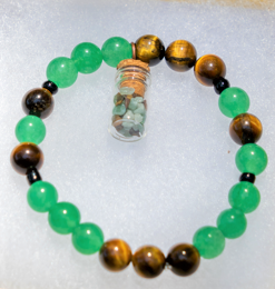 "Money + Motivation" Bracelet w/ Mustard Seed Charm