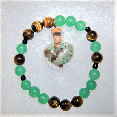 "Money + Motivation" Bracelet w/ Mustard Seed Charm