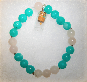 "Peace + Love" Bracelet w/ Mustard Seed Charm