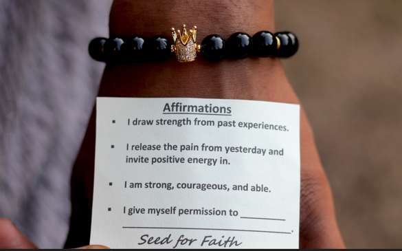 Black Onyx Gold Crown