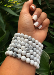 White Howlite Bracelet
