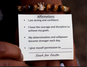 Tiger's Eye Gold Crown Bracelet