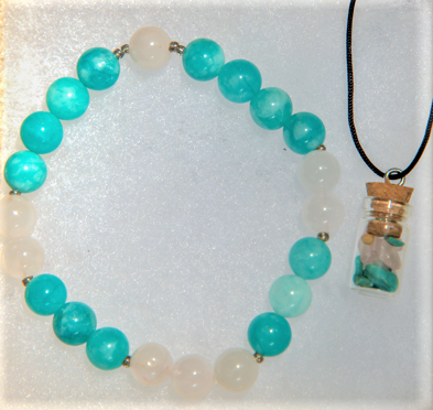 "Peace + Love" Bracelet w/ Mustard Seed Charm