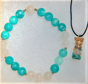 "Peace + Love" Bracelet w/ Mustard Seed Charm