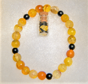 "Joy + Protection" Bracelet w/ Mustard Seed Charm