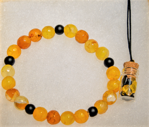 "Joy + Protection" Bracelet w/ Mustard Seed Charm