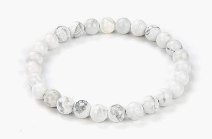 White Howlite Bracelet