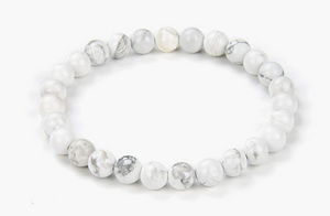 White Howlite Bracelet
